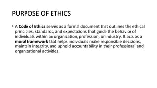 Comprehensive Guide to Ethical Codes and Standards in Professional and ...