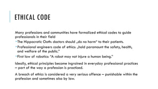Un Ethical Code Ethical code standards and scope of practice.pptx