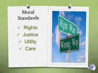  Rights
 Justice
 Utility
 Care
 