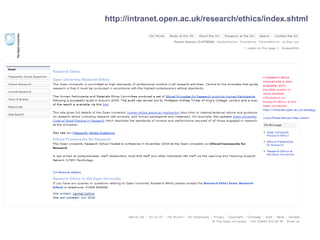 http://intranet.open.ac.uk/research/ethics/index.shtml 