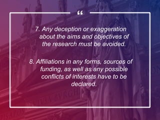 Ethical Considerations of a Qualitative Research | PPTX