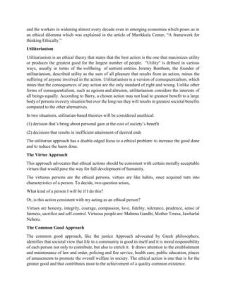 Ethical decision making in business | PDF