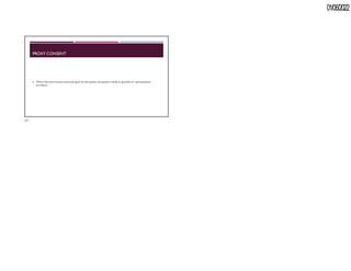 01/06/2022
PROXY CONSENT
 When informed consent cannot be given by the patient, the patient’s family or guardian or representative
provides it.
17
 