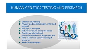 HUMAN GENETICS TESTING AND RESEARCH
 