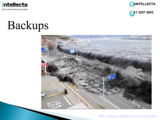 eINTELLECTA

                               11 3257 3003



Backups




          http://www.intellecta.com.br/cursos
 