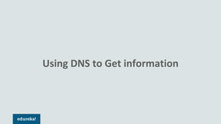 Using DNS to Get information
 