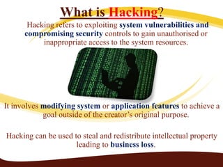 Ethical hacking | PPTX