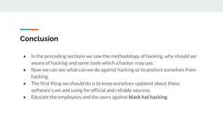 Ethical Hacking - An Overview | PPT