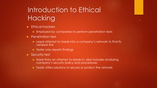 Chapter 1 Introduction To Ethical Hacking – OVFRQ