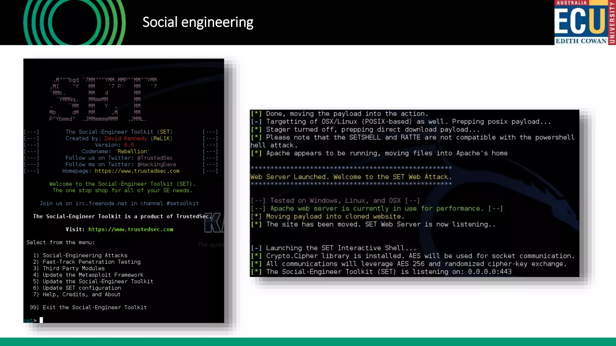 Social engineering
 