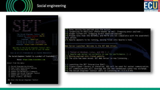 Social engineering
 
