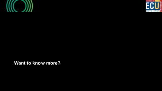 Want to know more?
 
