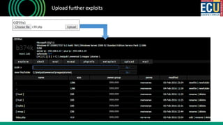 Upload further exploits
 