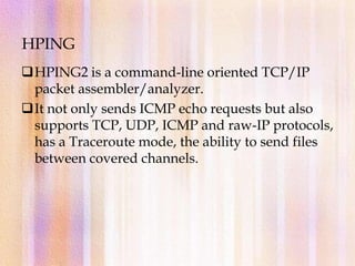 Menampilkan informasi untuk mendiagnosa sebuah infrastruktur DNS.