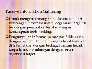 Memastikan mesin yang aktif.