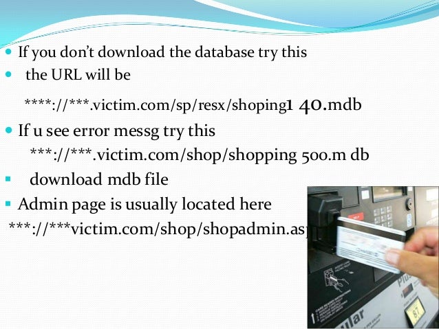to hack shopadmin asp