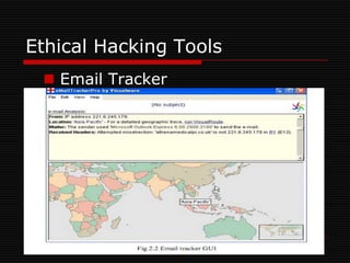Ethical Hacking Tools
  Email Tracker
 