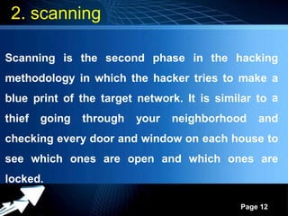Ethical hacking and cyber security intro | PPTX