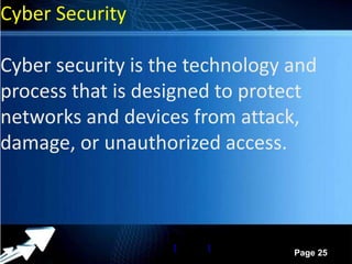 Ethical hacking and cyber security intro | PPTX
