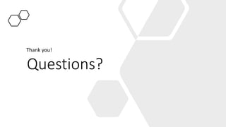 Questions?
Thank you!
 