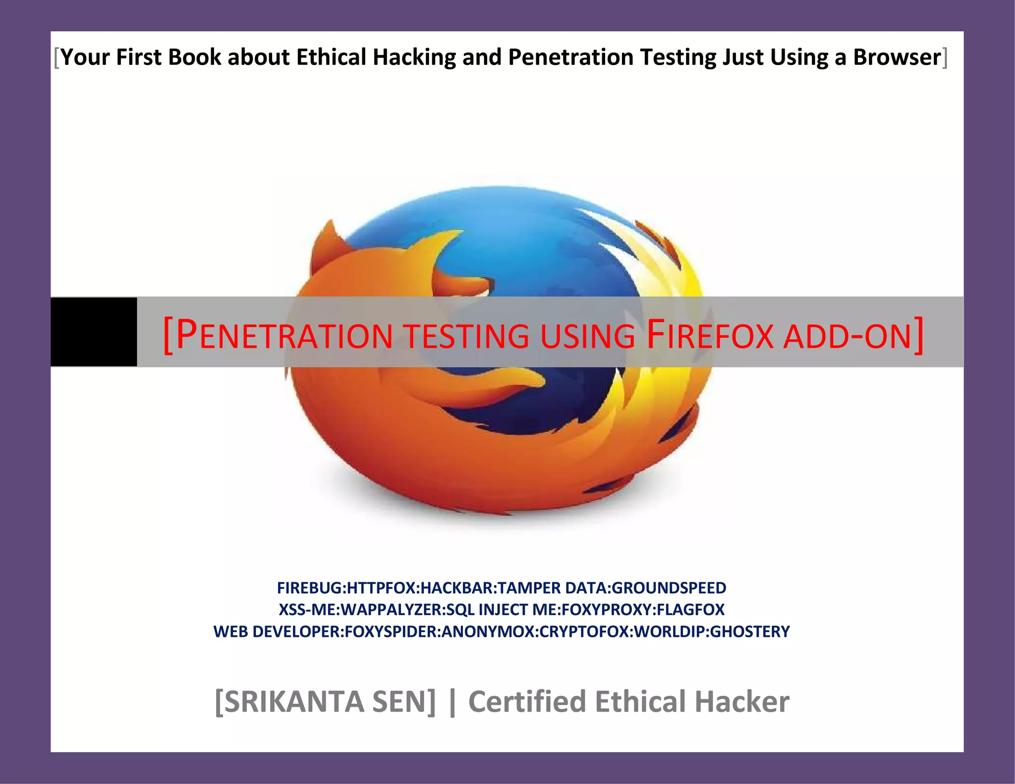Ethical hacking firefox plugin6 | PPT