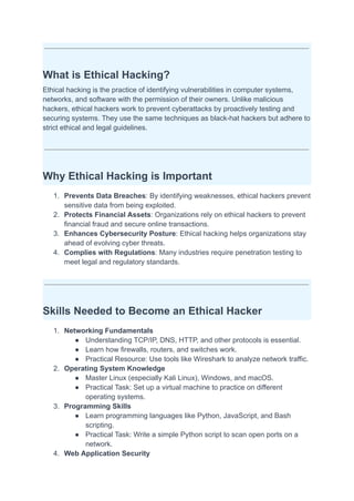 Master Ethical Hacking Basics Like a Pro | PDF