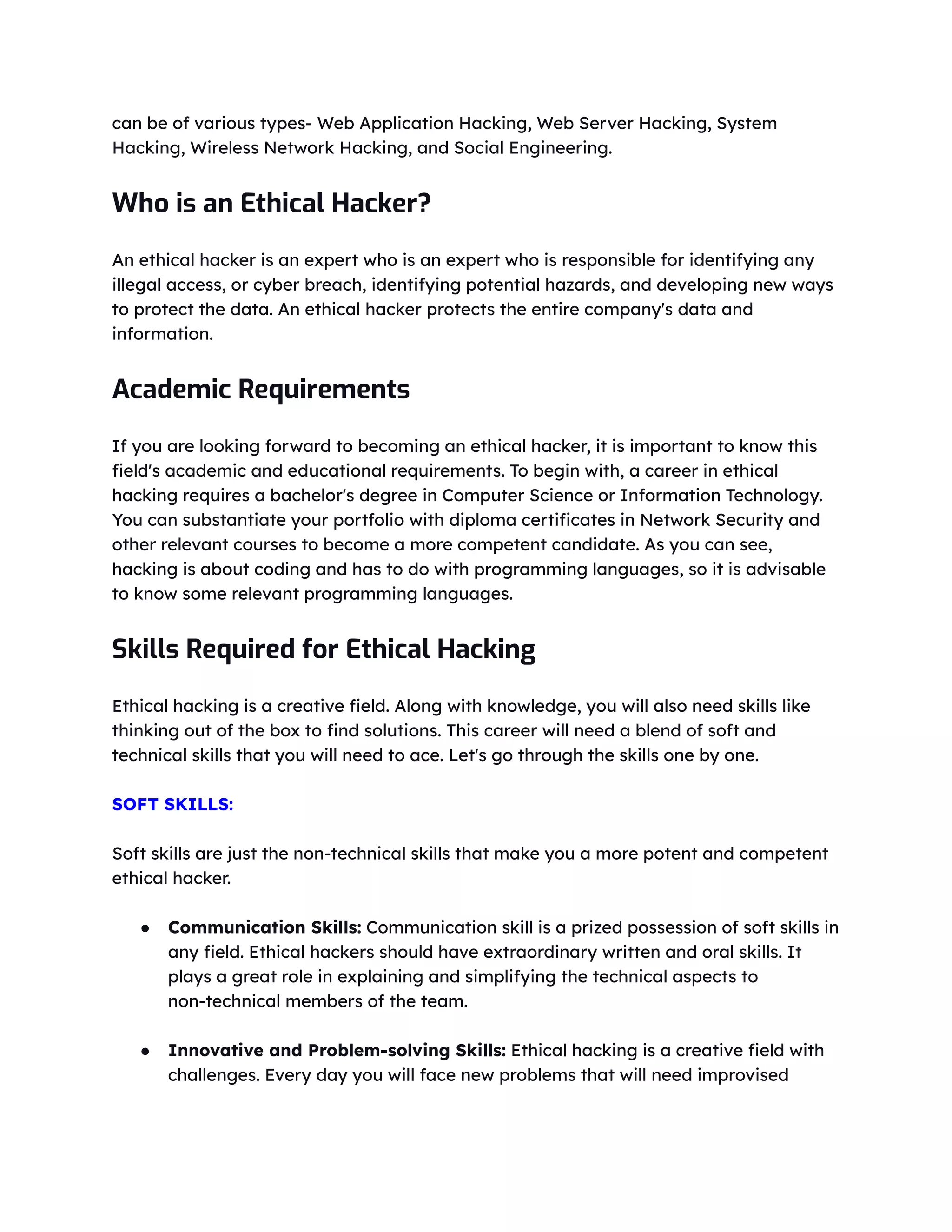 What Is Ethical Hacking and How Does It Work? | PDF