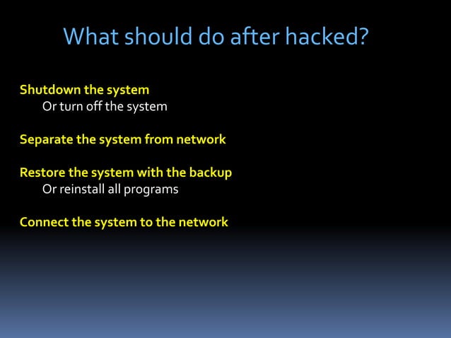 Ethical Hacking Overview | PPT