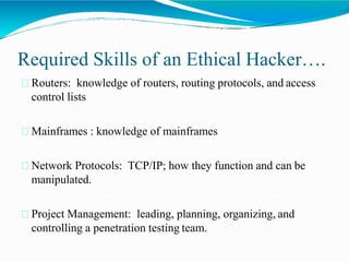 Ethical hacking ppt by shantanu arora | PPTX