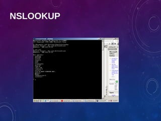NSLOOKUP
 