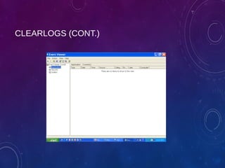 CLEARLOGS (CONT.)
 