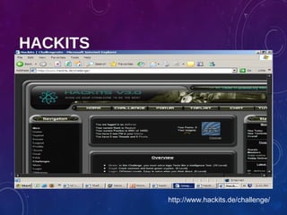 HACKITS
http://www.hackits.de/challenge/
 