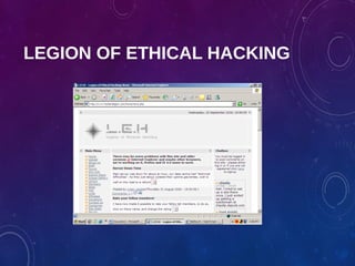 LEGION OF ETHICAL HACKING
 