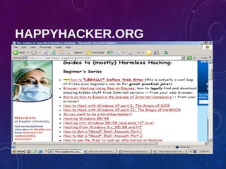HAPPYHACKER.ORG
 