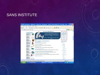 SANS INSTITUTE
 
