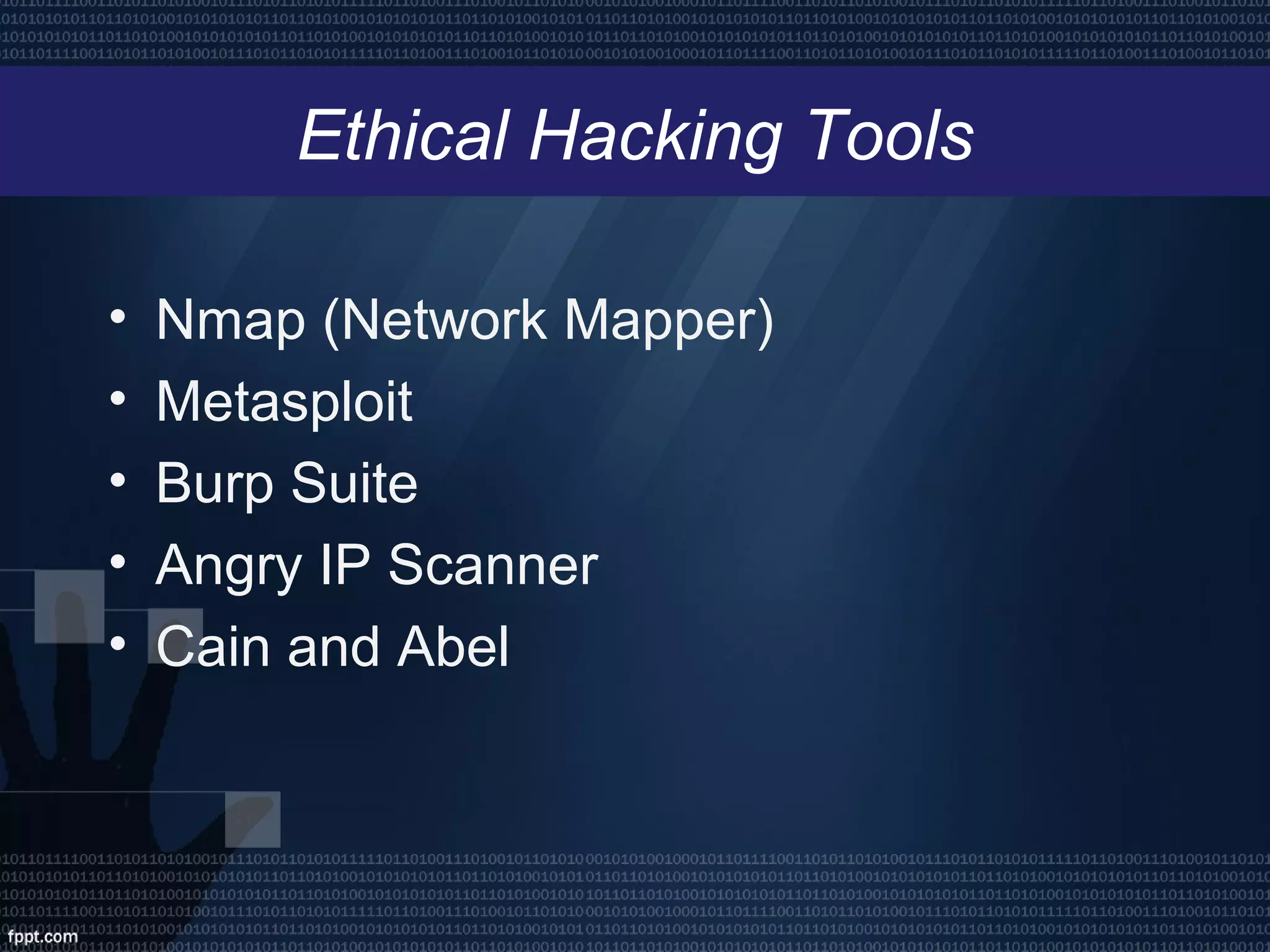 Ethical Hacking Powerpoint | PPT | Information and Network Security ...