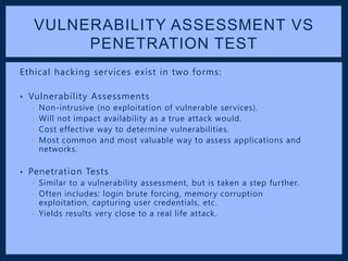Ethical Hacking Services | PPTX