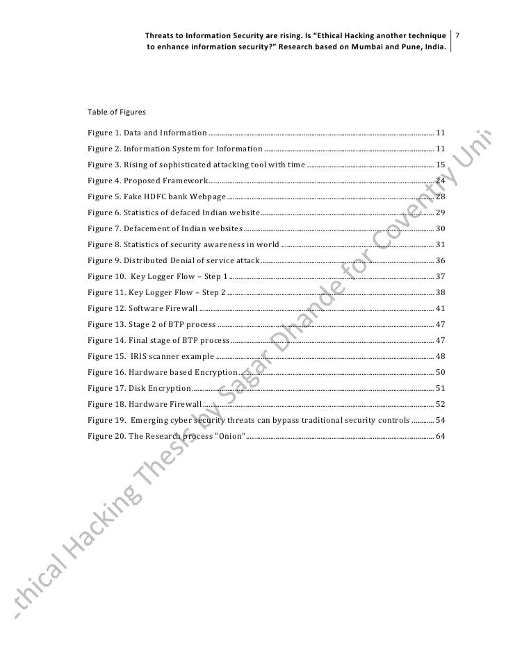 Denial of service thesis