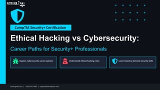 Ethical Hacking vs Cybersecurity: Career Paths for Security+ ...