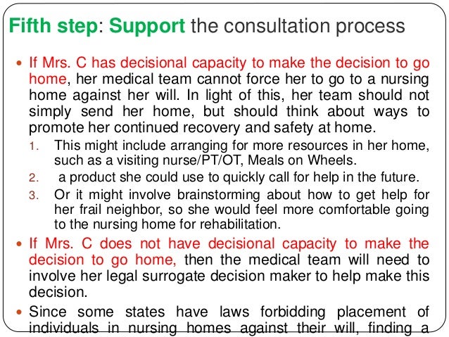 Ethical Issues In Geriatric Care