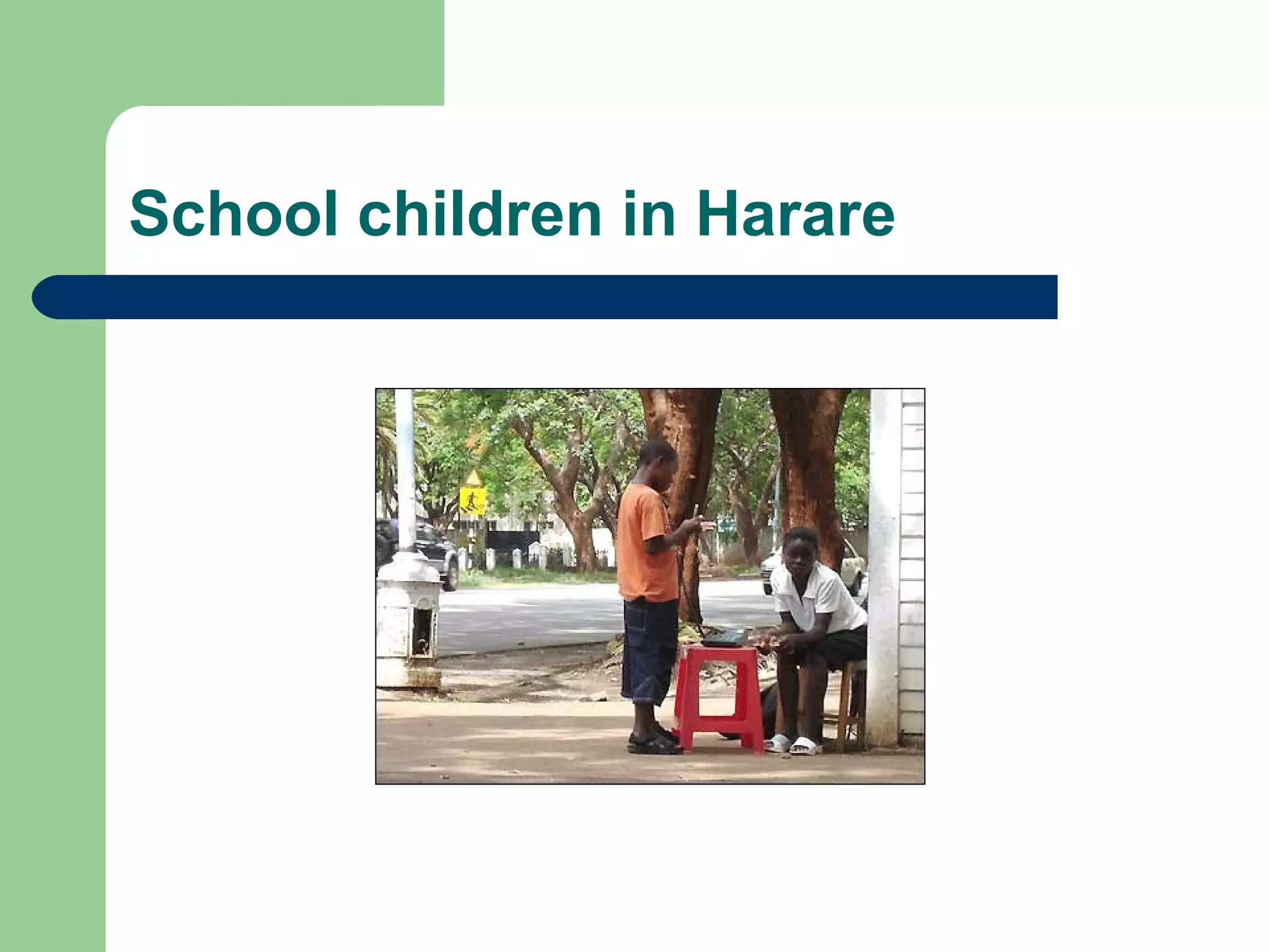 School children in Harare 