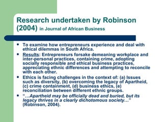 business ethics across cultures