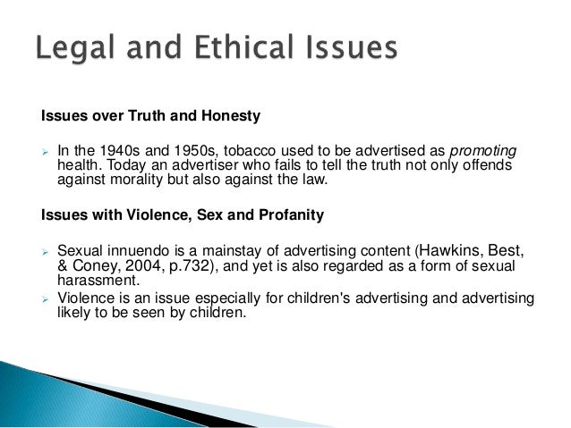 Ethical Issues for Advertising Tobacco Products Across