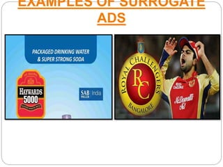 EXAMPLES OF SURROGATE
ADS
 