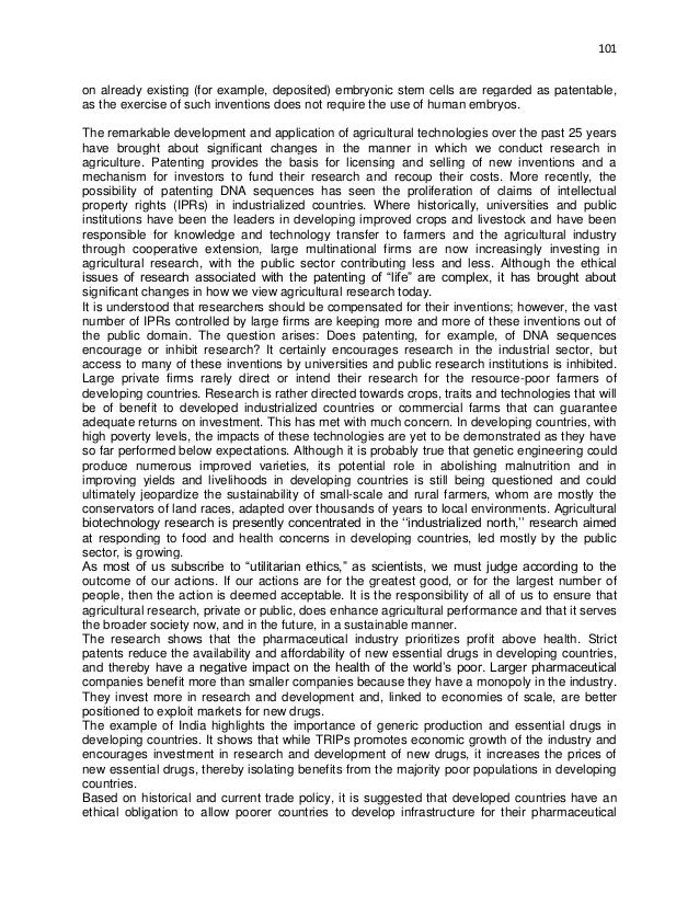 Ethical Issues In Biotechnology