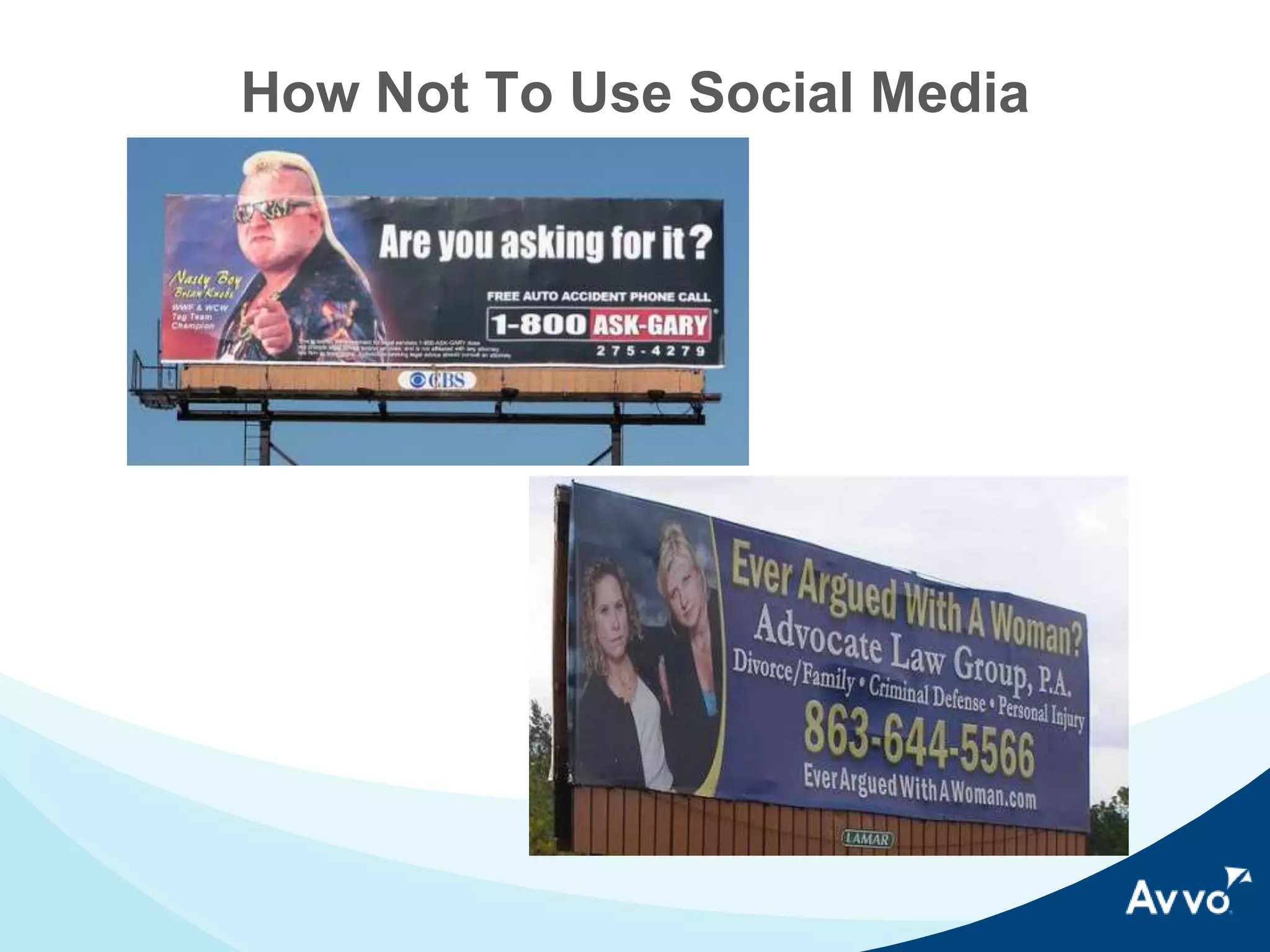 How Not To Use Social Media

 