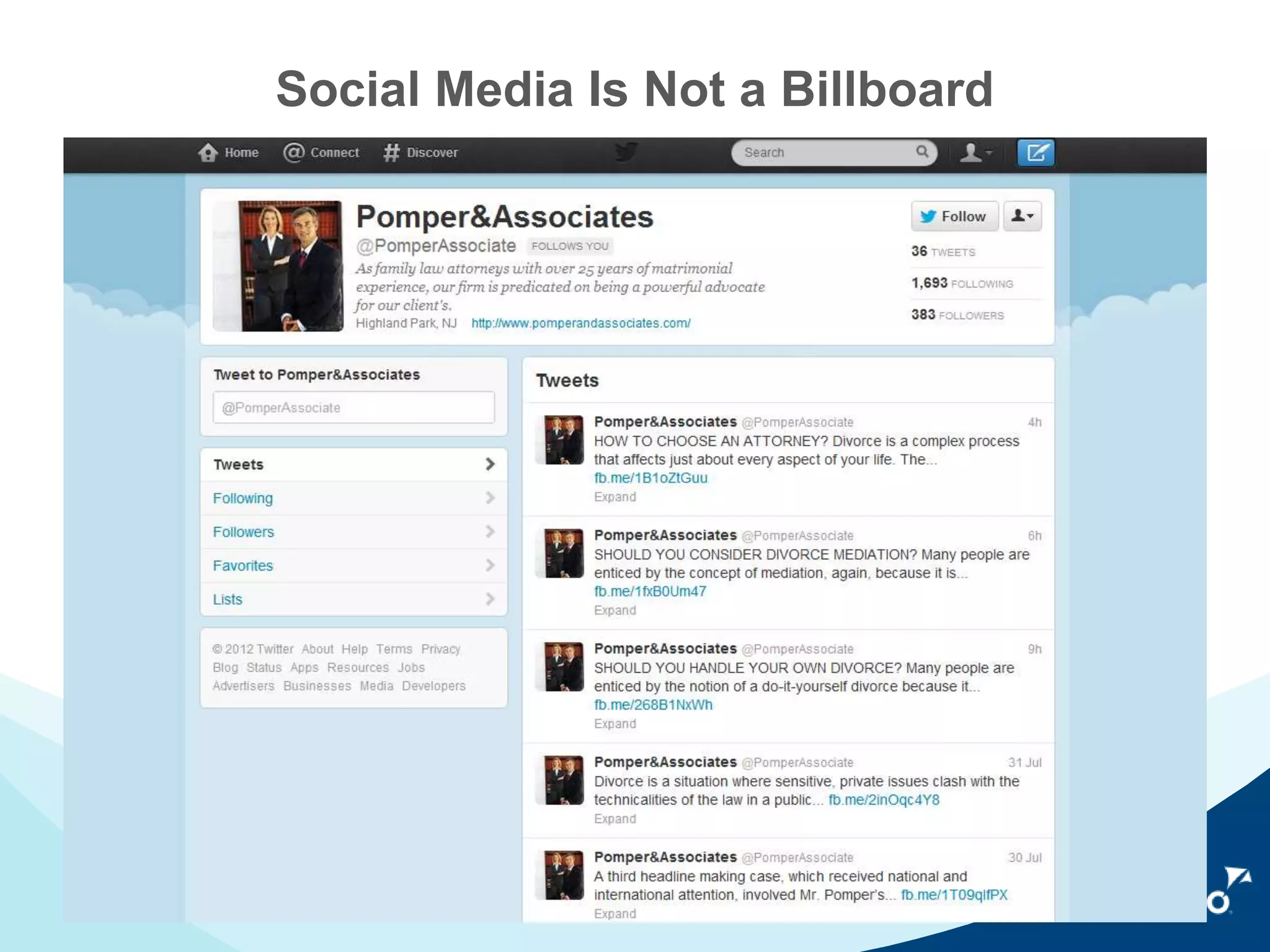 Social Media Is Not a Billboard

Social

 