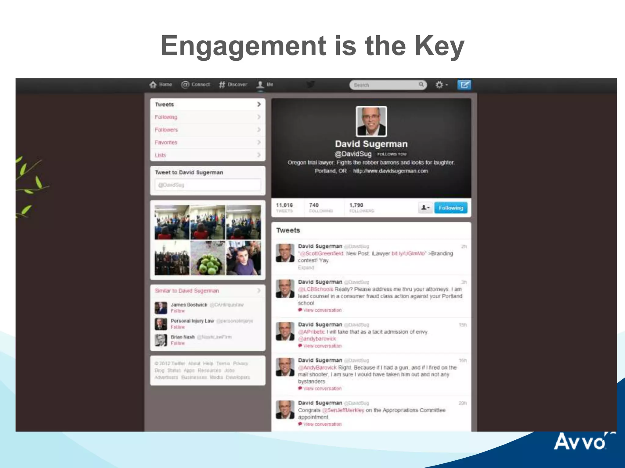 Engagement is the Key

 