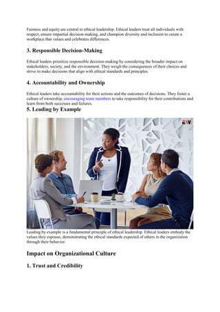 Ethical Leadership: Navigating the Moral Compass in Today's ...