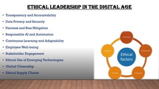 Presentation on Ethical Leadership in our society | PDF